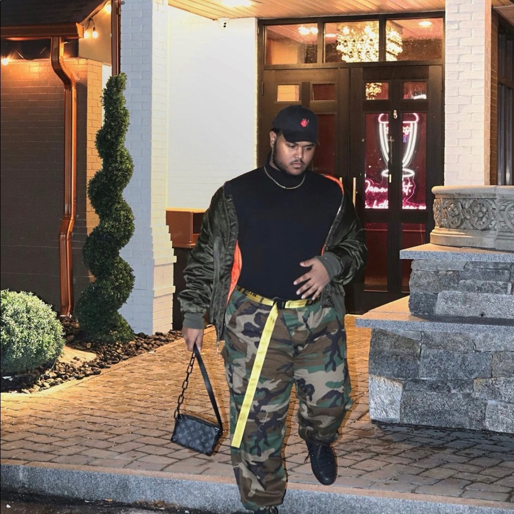 BIG & TALL CAMO CARGO PANTS